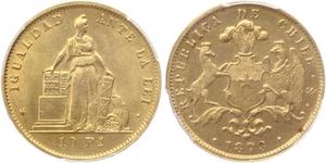 10 Peso Chile Oro 