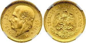 10 Peso Messico (1867 - ) Oro Miguel Hidalgo