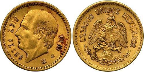 10 Peso Messico (1867 - ) Oro Miguel Hidalgo