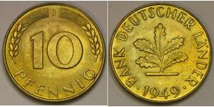 10 Pfennig Allemagne de l