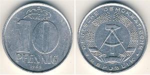 10 Pfennig República Democrática Alemana (1949-1990) Aluminio 