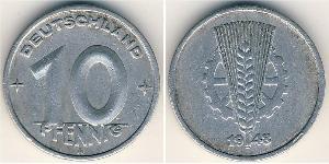 10 Pfennig République démocratique allemande (1949-1990) Aluminium 