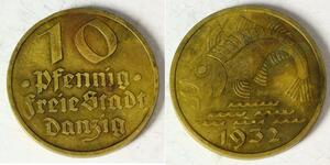 10 Pfennig Danzig (1454-1793) Bronze/Aluminium 