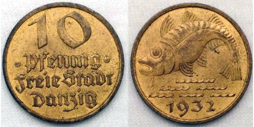10 Pfennig Danzig (1454-1793) Bronze/Aluminium 