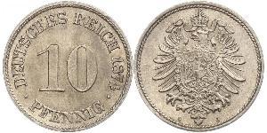 10 Pfennig Germany Copper/Nickel 