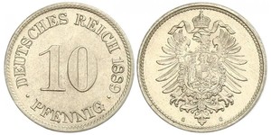 10 Pfennig Allemagne Cuivre/Nickel 