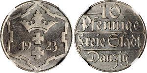 10 Pfennig Gdansk (1920-1939) Cuivre/Nickel 