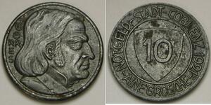 10 Pfennig Germany Iron 