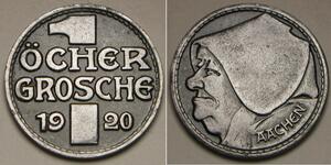 10 Pfennig República de Weimar (1918-1933) Iron 