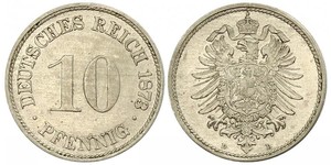 10 Pfennig Deutschland Kupfer/Nickel 