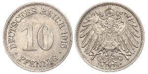 10 Pfennig Deutschland Kupfer/Nickel 