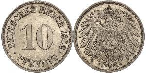 10 Pfennig Alemania Níquel/Cobre 