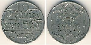 10 Pfennig Gdansk (1920-1939) Níquel/Cobre 