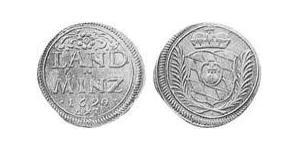 10 Pfennig Electorate of Bavaria (1623 - 1806) Plata 