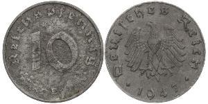 10 Pfennig Alemania nazi (1933-1945) Zinc 