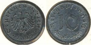 10 Pfennig Alemania nazi (1933-1945) Zinc 