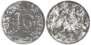 10 Pfennig Troisième Reich (1933-1945) Zinc 