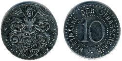 10 Pfennig Alemania  