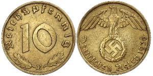 10 Pfennig Alemania nazi (1933-1945)  