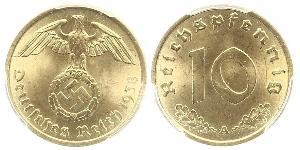 10 Pfennig Alemania nazi (1933-1945)  