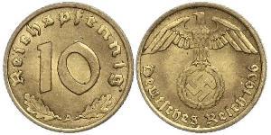 10 Pfennig Alemania nazi (1933-1945)  