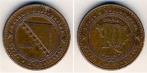 10 Pfennig Bosnien und Herzegowina  