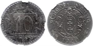 10 Pfennig Gdansk (1920-1939)  