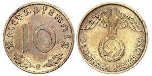 10 Pfennig Germania nazista (1933-1945)  