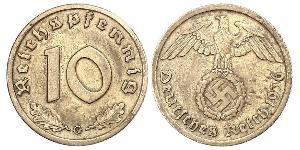 10 Pfennig Germania nazista (1933-1945)  