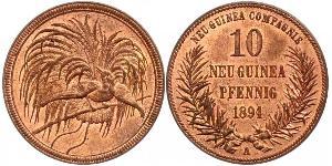 10 Pfennig Neuguinea  
