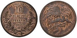 10 Pfennig Neuguinea  