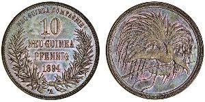 10 Pfennig New Guinea  