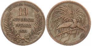 10 Pfennig New Guinea  