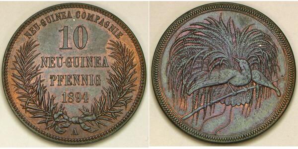 10 Pfennig New Guinea  