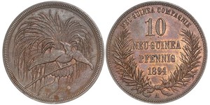 10 Pfennig Nouvelle-Guinée  