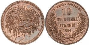10 Pfennig Nouvelle-Guinée  