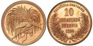 10 Pfennig Nuova Guinea  