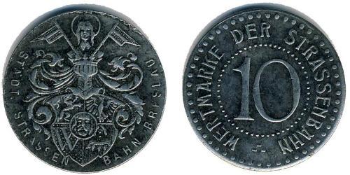 10 Pfennig 德国  