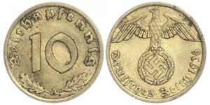 10 Pfennig 納粹德國 (1933 - 1945)  