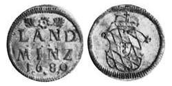 10 Pfennig Electorate of Bavaria (1623 - 1806) 銀 