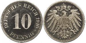 10 Pfennig 德国 銅/镍 