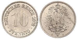10 Pfennig 德国 銅/镍 