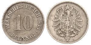 10 Pfennig 德国 銅/镍 