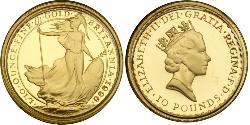 10 Pound Royaume-Uni Or Elizabeth II (1926-2022)