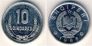 10 Qindarka Albania Alluminio 