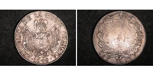 10 Real República de la Nueva Granada (1831–1858) Plata 