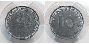 10 Reichpfennig Alemania nazi (1933-1945) Zinc 