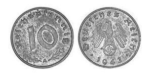 10 Reichpfennig Troisième Reich (1933-1945) Zinc 