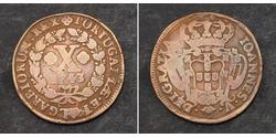 10 Reis Kingdom of Portugal (1139-1910) Copper John V of Portugal (1689-1750)