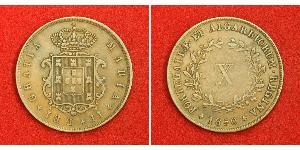 10 Reis Kingdom of Portugal (1139-1910) Copper Maria II of Portugal (1819-1853)